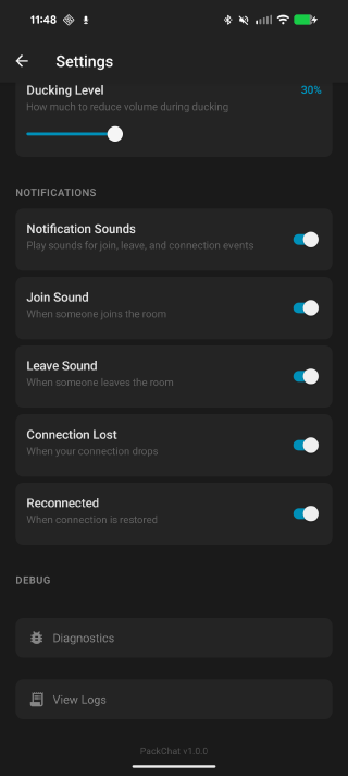 PackChat screenshot 6